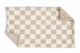 Beige Checkerboard XL Lovey (26x16 inches)