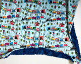 Train Baby Blanket