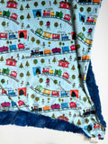Train Baby Blanket