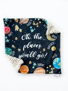 Oh the Places You'll Go Space Lovey (16x16 inches)