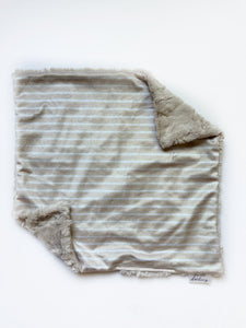 Beige Stripe Lovey (16x16 inches)