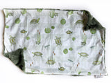 Pond Life Gingham XL Lovey (26x16 inches)
