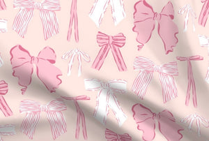 Pink and White Bows