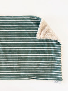 Olive Stripe XL Lovey (26x16 inches)