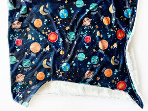 Space Baby Blanket (34x34 inches)