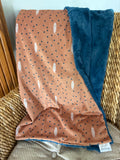 Surfboard Baby Blanket (34x34 inches)