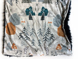Mountain Baby Blanket (34x34 inches)