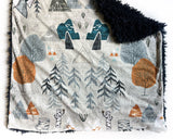 Mountain Baby Blanket (34x34 inches)