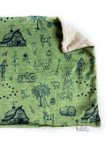 Farm on Green XL Lovey (26x16 inches)