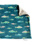 Trout Fishing XL Lovey (26x16 inches)