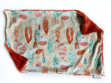 Watercolor Fishing XL Lovey (26x16 inches)