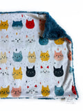 Kitty Face XL Lovey (26x16 inches)