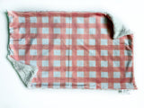 Peach Plaid XL Lovey (26x16 inches)