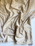 Petite Beige Daisy Floral Baby Blanket (34x34 inches)