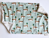 Cutie Green Mallard Duck XL Lovey (26x16 inches)