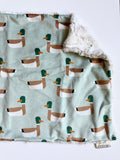 Cutie Green Mallard Duck XL Lovey (26x16 inches)