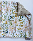 Glitzy Daisy Floral XL Lovey (26x16 inches)