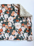 Pine and Rust Floral XL Lovey (26x16 inches)