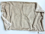 Brown Gingham XL Lovey (26x16 inches)
