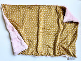 Pink Ditsy Floral XL Lovey (26x16 inches)