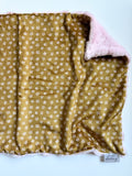 Pink Ditsy Floral XL Lovey (26x16 inches)