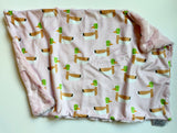 Cutie Pink Mallard Duck XL Lovey (26x16 inches)