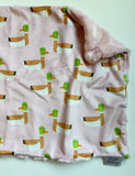 Cutie Pink Mallard Duck XL Lovey (26x16 inches)