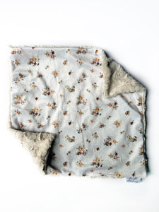 Neutral Ditsy Floral Lovey (16x16 inches)