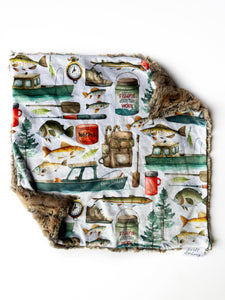 Gone Fishing Lovey (16x16 inches)