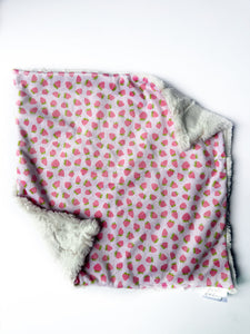 Petite Strawberry Lovey (16x16 inches)