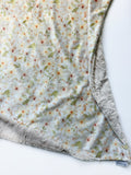 Pastel Floral Baby Blanket (34x34 inches)