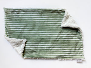 Olive Stripe XL Lovey (26x16 inches)