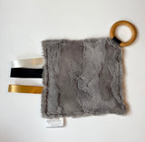 Cat Crinkle Paper Teething Ring Toy