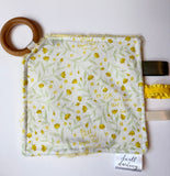 Be Still and Know Crinkle Paper Teething Ring Toy