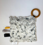 Farm Animals Crinkle Paper Teething Ring Toy