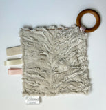 Long Live Girlhood Crinkle Paper Teething Ring Toy