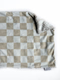 Beige Checkerboard XL Lovey (26x16 inches)