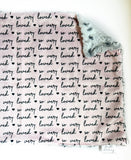 So Very Loved XL Lovey (26x16 inches)