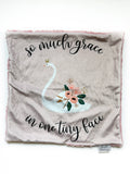 So Much Grace in One Tiny Face Lovey (16x16 inches) (Copy)