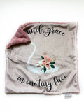 So Much Grace in One Tiny Face Lovey (16x16 inches) (Copy)