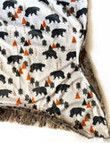 Bear Baby Blanket (34x34 inches)