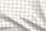 Soft Sand and Beige 1" Gingham Check