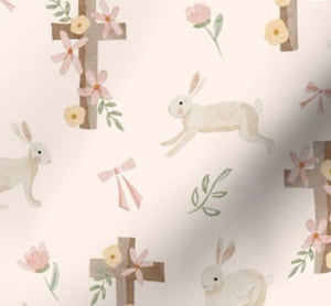Bunnies Bows and Crosses