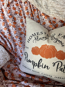 Pumpkin Patch Adult Throw (50x70 inches)