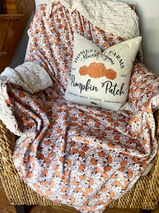Pumpkin Patch Adult Throw (50x70 inches)