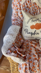 Pumpkin Patch Adult Throw (50x70 inches)