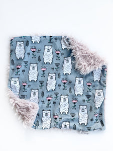 Bear Power Lovey (16x16 inches)