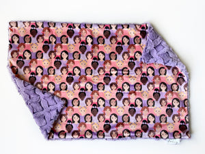 Girls with Bows XL Lovey (26x16 inches)